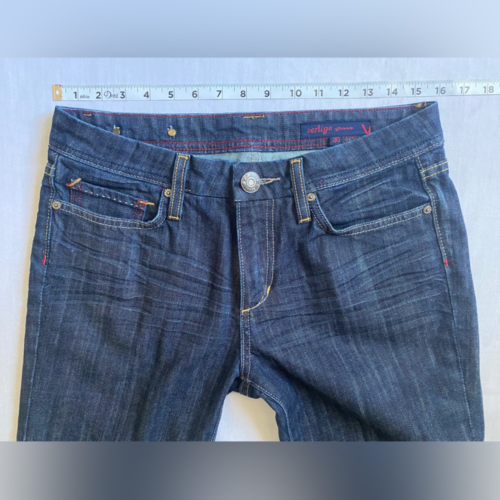 Vertigo Paris Dark Wash Jeans
Size 30
98% Cotton
2% Spandex - Picture 11 of 12